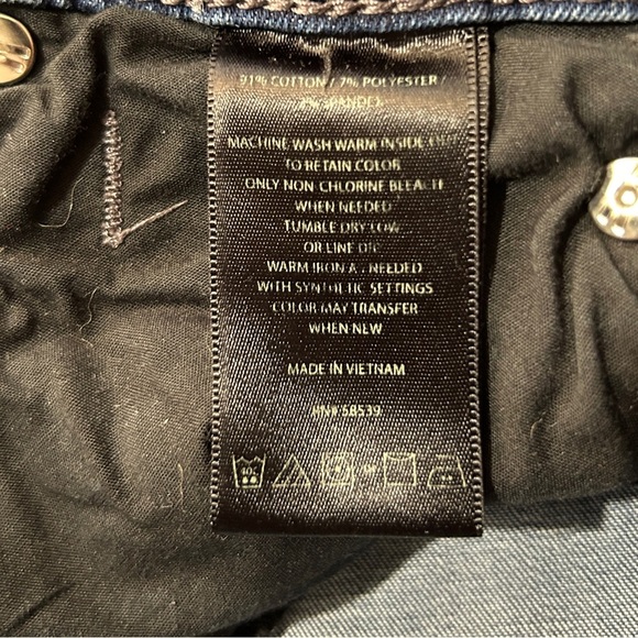 KUT from the Kloth Catherine Boyfriend Jeans Blue Denim Stretch Plus Size 18 W - Picture 11 of 12